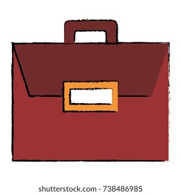 portfolio briefcase isolated icon