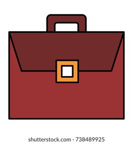 portfolio briefcase isolated icon