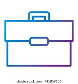 portfolio briefcase isolated icon