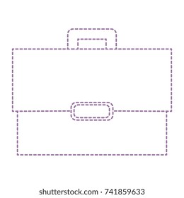 portfolio briefcase isolated icon