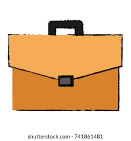 portfolio briefcase isolated icon