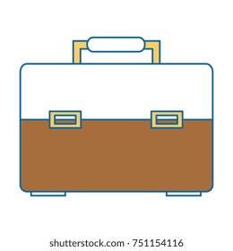 portfolio briefcase isolated icon