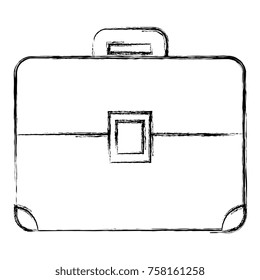 portfolio briefcase isolated icon