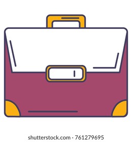 portfolio briefcase isolated icon