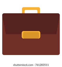 portfolio briefcase isolated icon