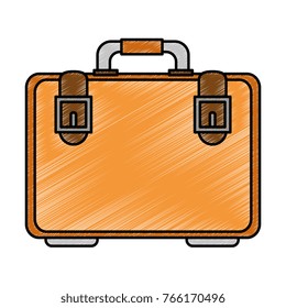 portfolio briefcase isolated icon