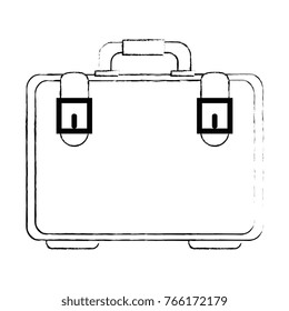 portfolio briefcase isolated icon