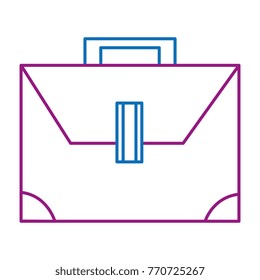 portfolio briefcase isolated icon