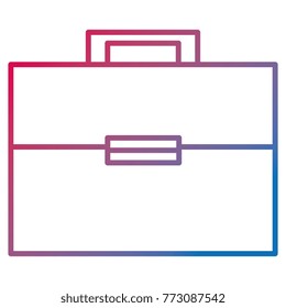 portfolio briefcase isolated icon