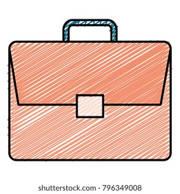 portfolio briefcase isolated icon