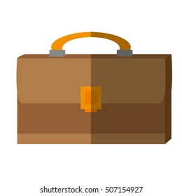 portfolio briefcase isolated icon vector illustration design