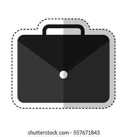 portfolio briefcase isolated icon vector illustration design
