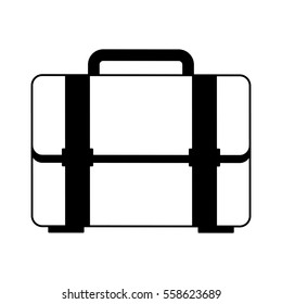 portfolio briefcase isolated icon vector illustration design