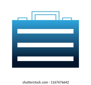 portfolio briefcase isometric icon