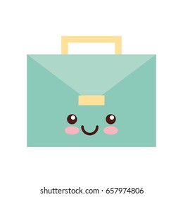 portfolio briefcase kawaii character