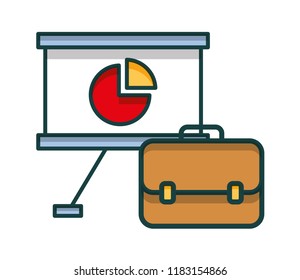 portfolio briefcase with paperboard