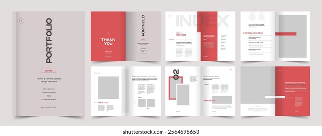 Portfolio Brochure, Designer Portfolio Layout