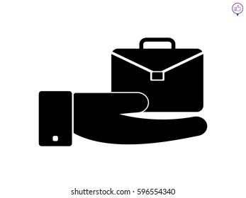 portfolio of business, icon, vector illustration eps10