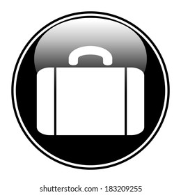 Portfolio button on white background