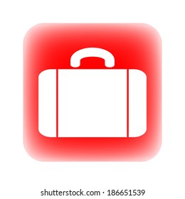 Portfolio button on white background.