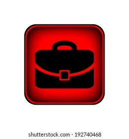 Portfolio button on white background.