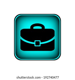 Portfolio button on white background.
