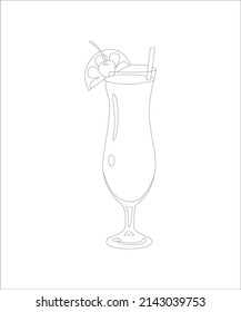 portfolio cocktain coloring page of drinks