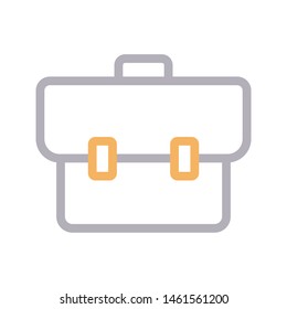 portfolio colour line vector icon