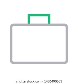 portfolio colour line vector icon