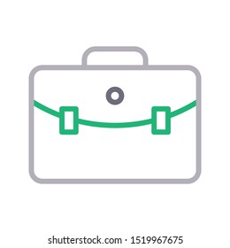 portfolio colour line vector icon