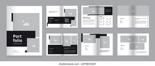 portfolio design or architecture portfolio design template