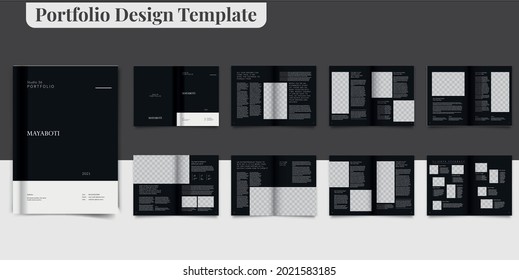 Portfolio Design Template Architecture Portfolio Photography Portfolio Editorial Template 