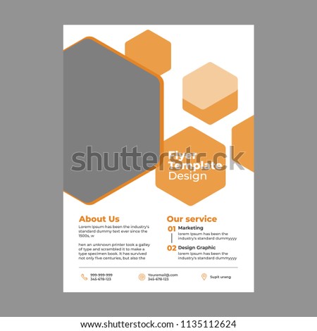 portfolio design template vector