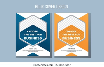 Portfolio  design vector presentation book cover templates.