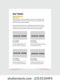 Portfolio design vector set, Abstract yellow graphic square shape, modern report business, flyers, Minimal brochure layout, poster template, cover book presentation