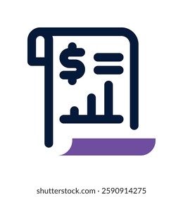portfolio dual tone icon. vector icon for your website, mobile, presentation, and logo design.