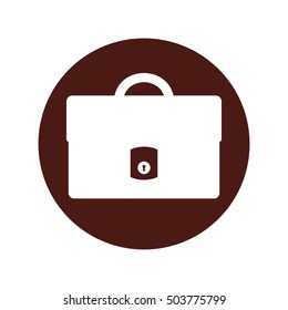 portfolio flat line icon vector illustration design