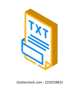 portfolio folder isometric icon vector. portfolio folder sign. isolated symbol illustration