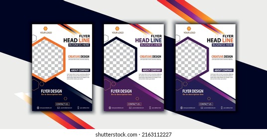 Portfolio geometric design vector set. Abstract blue red liquid graphic gradient circle shape on cover book presentation. Minimal brochure layout and modern report business flyers poster template