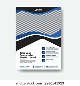 Portfolio geometric design vector set. collection of modern design poster flyer brochure cover layout template with circle graphic elements and space for photo background.