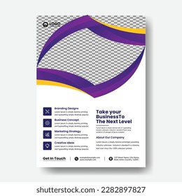Conjunto de vectores de diseño geométrico de portafolio. Resumen de forma de círculo de gradiente gráfico líquido en azul en la presentación del libro de portada. Diseño minimo de folletos y plantilla moderna de póster de folletos informativos.
