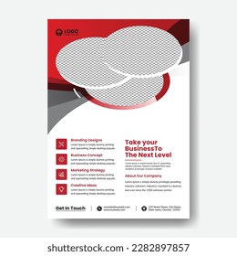 Conjunto de vectores de diseño geométrico de portafolio. Resumen de forma de círculo de gradiente gráfico líquido en azul en la presentación del libro de portada. Diseño minimo de folletos y plantilla moderna de póster de folletos informativos.