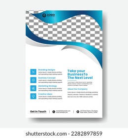 Portfolio geometric design vector set. Abstract blue liquid graphic gradient circle shape on cover book presentation. Minimal brochure layout and modern report business flyers poster template.