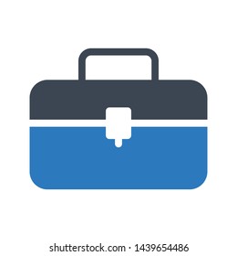 portfolio glyph color vector icon