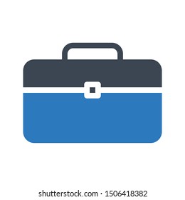 portfolio glyph colour vector icon