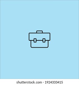 portfolio icon in background blue