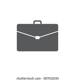 Portfolio icon, briefcase vector illustration