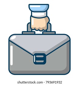 Portfolio icon. Cartoon illustration of portfolio vector icon for web