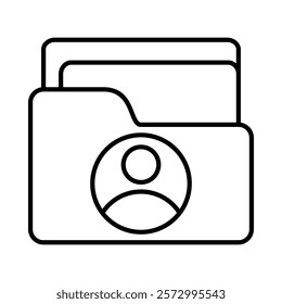 Portfolio Icon Element For Design