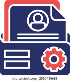 Portfolio Icon Element For Design